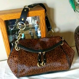 Banana Republic Calf Hair Handbag
